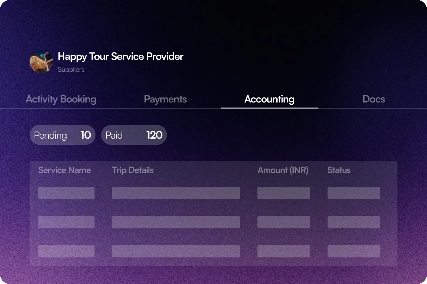 Image showing Live Outstanding Tracking