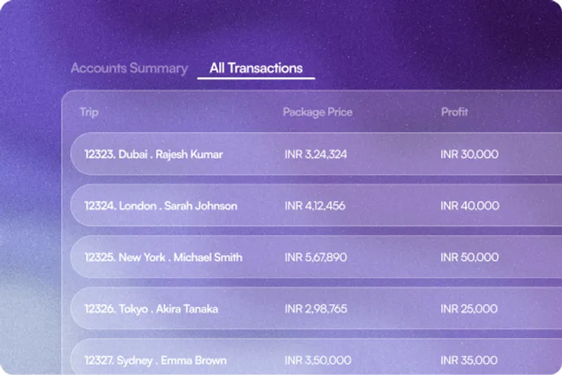 Sembark payments and financial reports