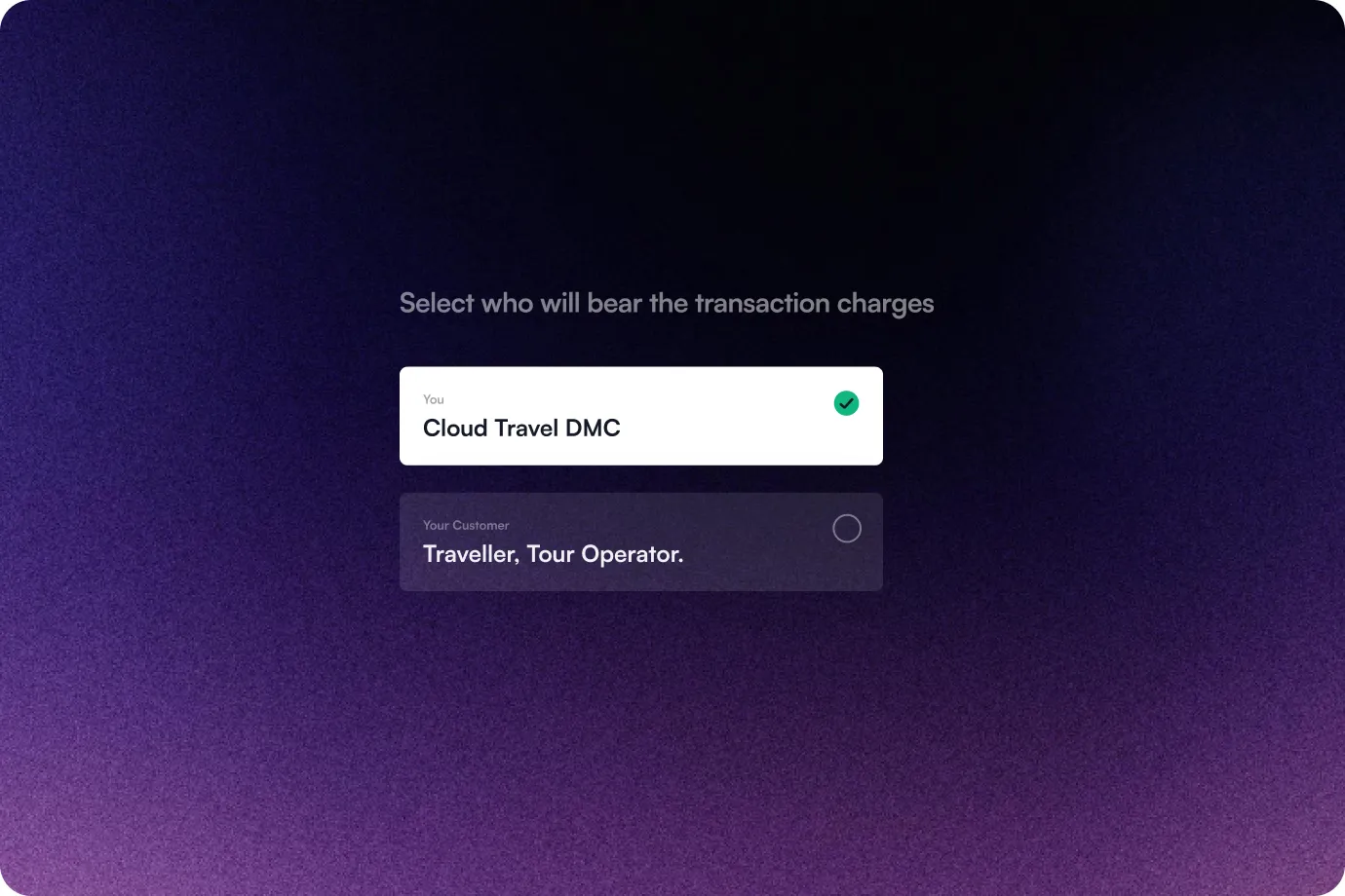 Image showing Flexible Transaction Charges