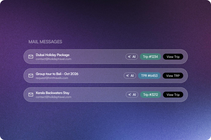 Image showing Direct Navigation to Leads & Trips