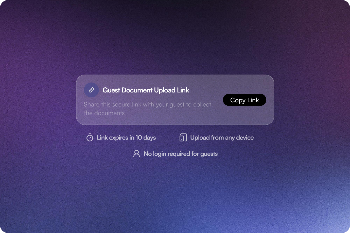 Image showing 10-day secure upload access