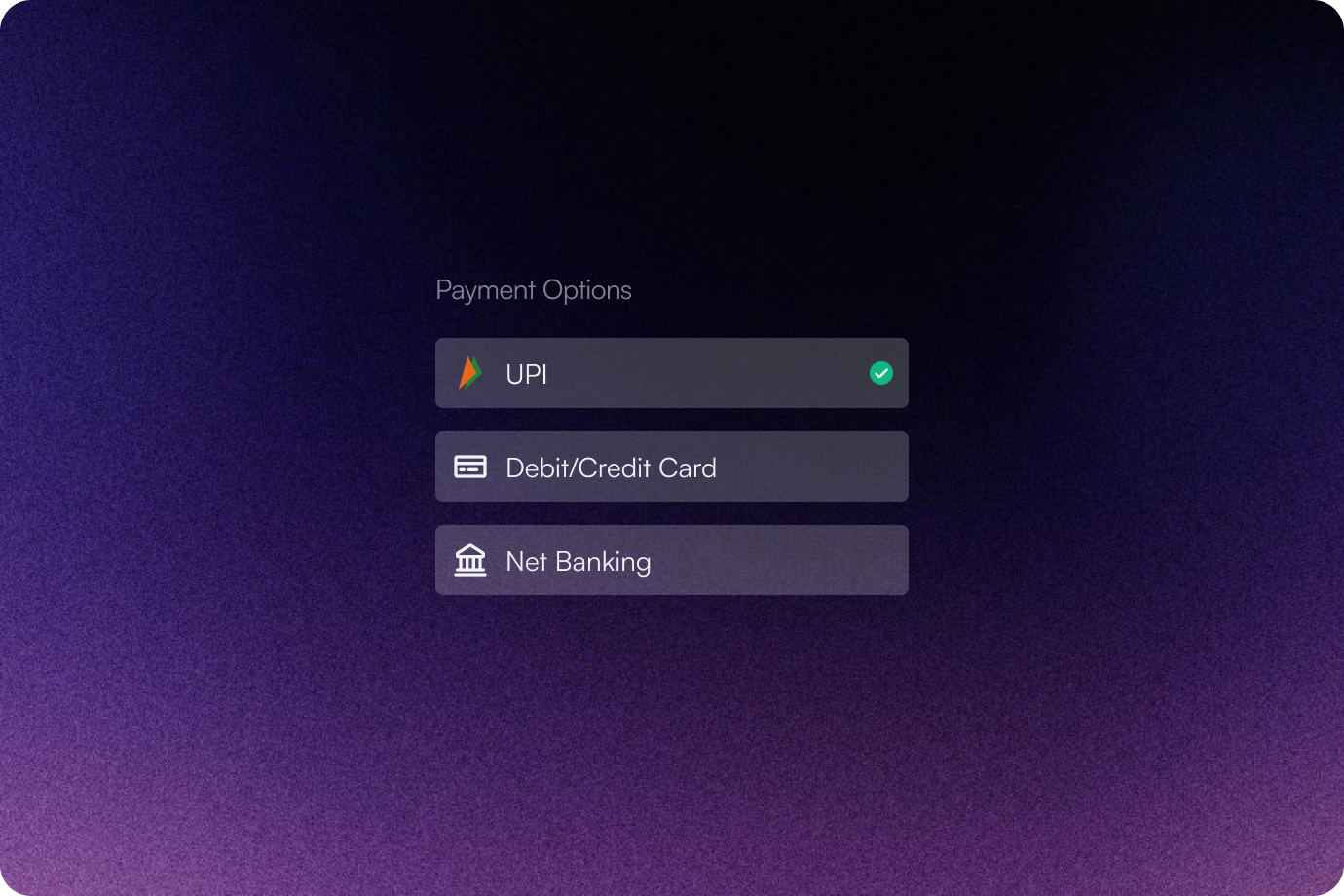 Image showing Give multiple payment options