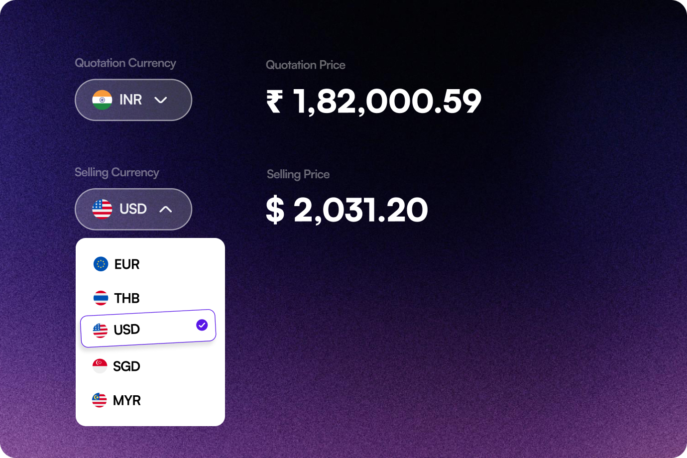 Image showing Multi-Currency Pricing Support