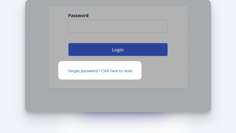 travel bank password reset