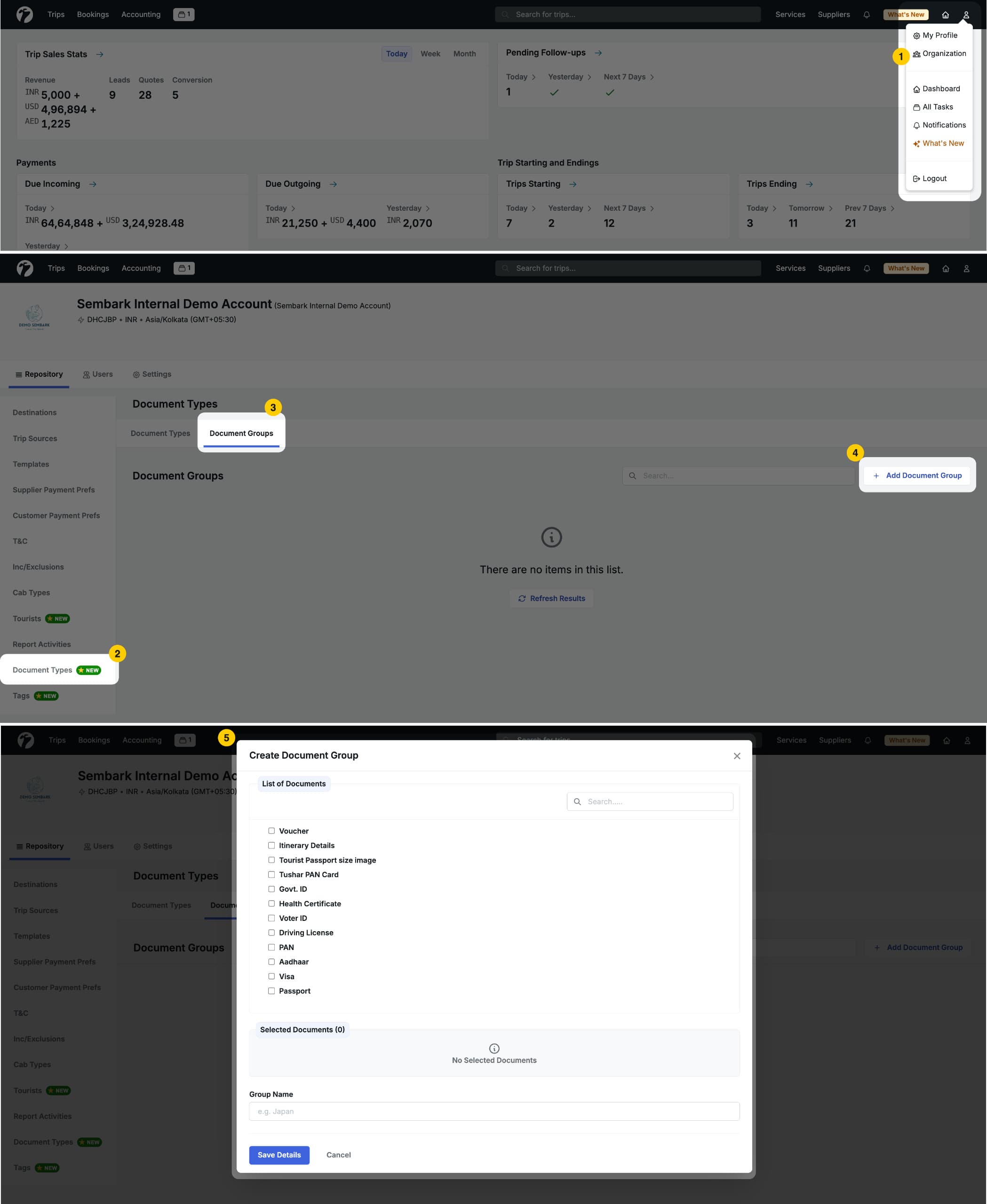 Image showing visa docs group