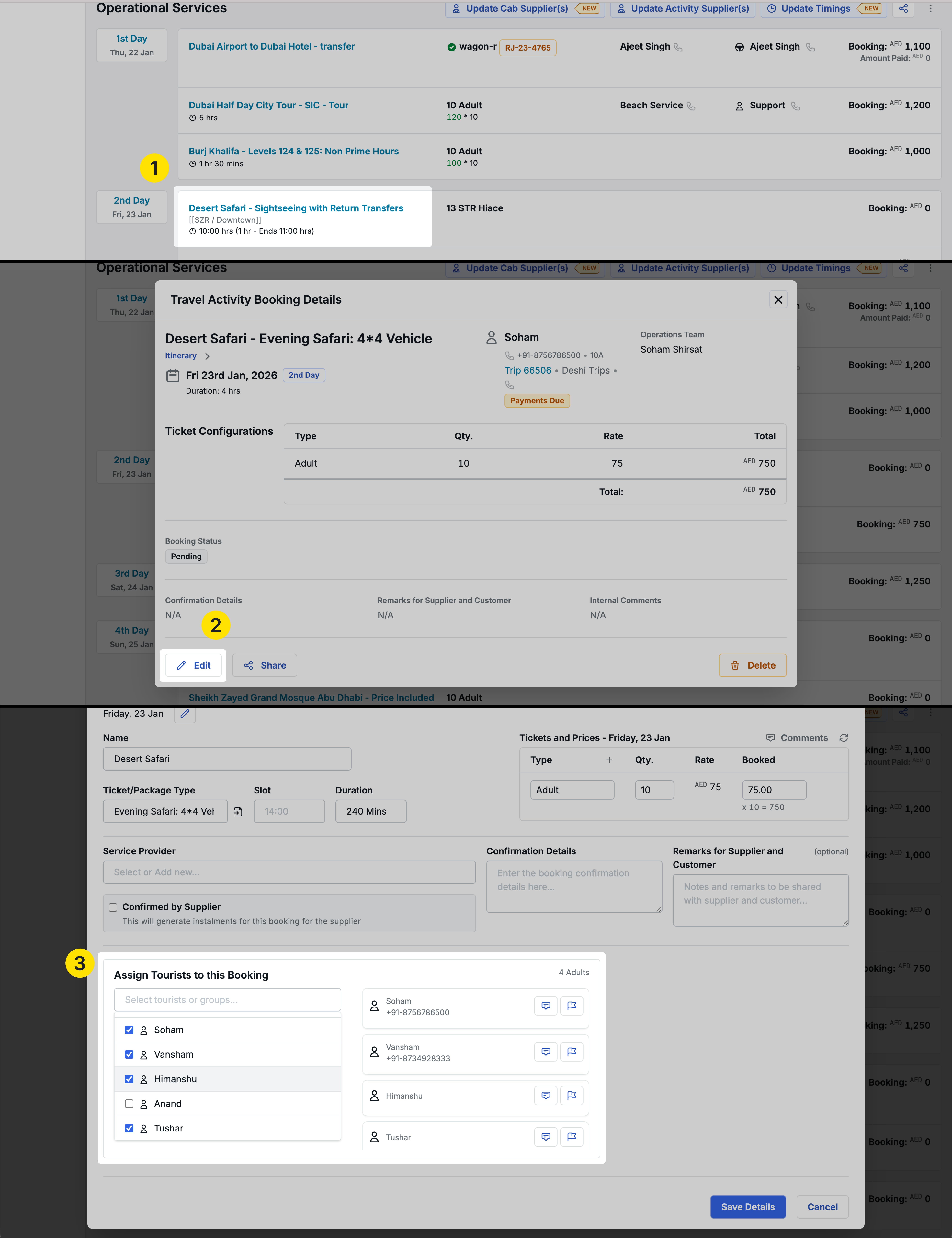 Image Showing the activity tourist assignment