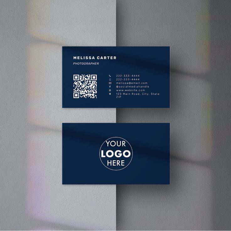 Visitng card with QR