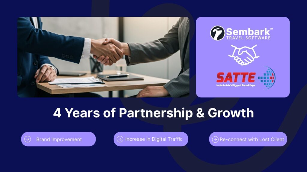 sembark is exhibiting at SATTE