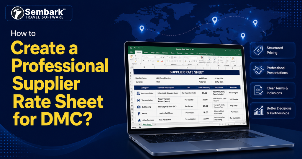How to Create a Supplier Rate Sheet for DMC