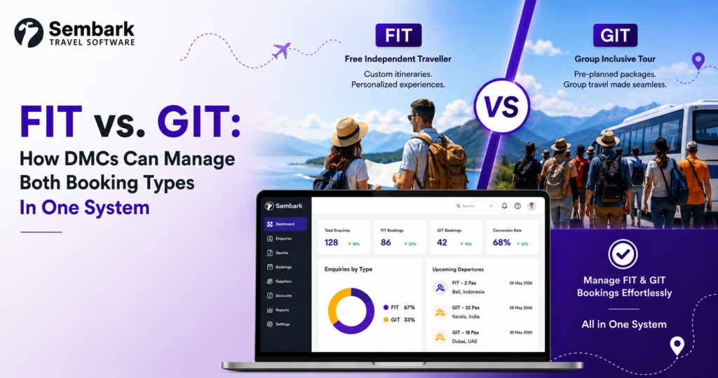 FIT vs. GIT: How DMCs Can Manage Both Booking Types In One System 